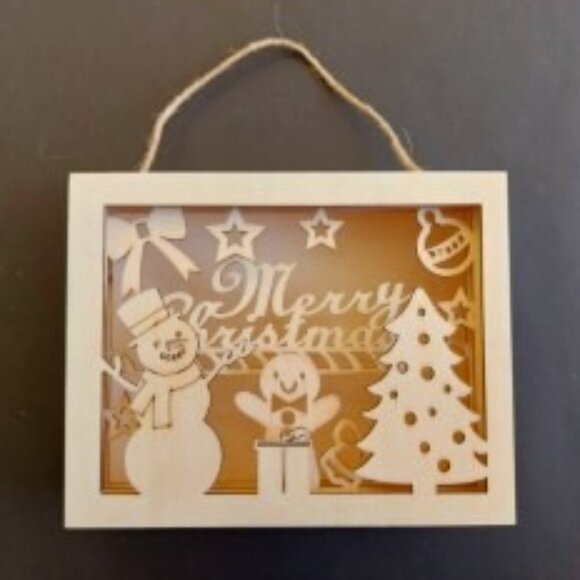 Merry Christmas Paintable Decoration - Picture 1 of 9